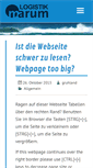 Mobile Screenshot of logistik.marum.de