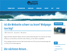 Tablet Screenshot of logistik.marum.de